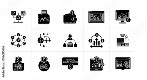 Black icons of business and finance.