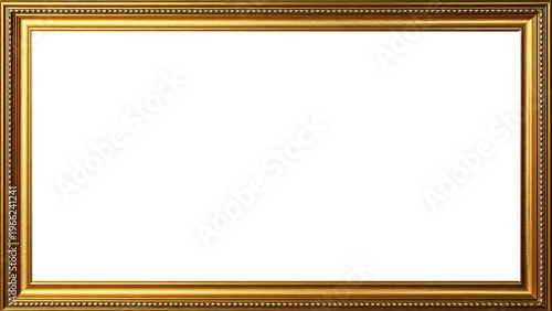 Marco Dorado Antiguo Premium Diseño Ornamental Metálico | Para Enmarcar Fotografía, Obra de Arte, Certificado, Diploma, Invitaciones, Bodas, etc.