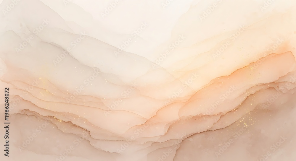Obraz premium Soft peach and cream colored abstract background with wavy texture