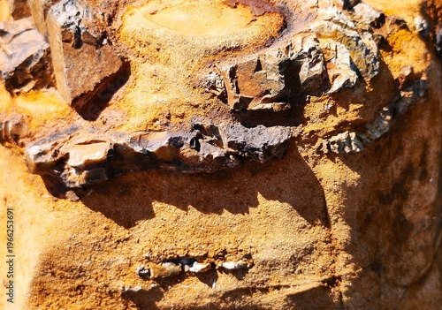 Stone texture on a summer