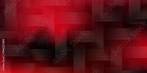 Red diagonal geometric shape with halftone. technology background. abstract red background. Modern fiber textured vector.
