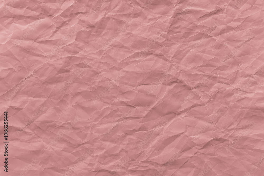 Fototapeta premium Textured pink crumpled paper background