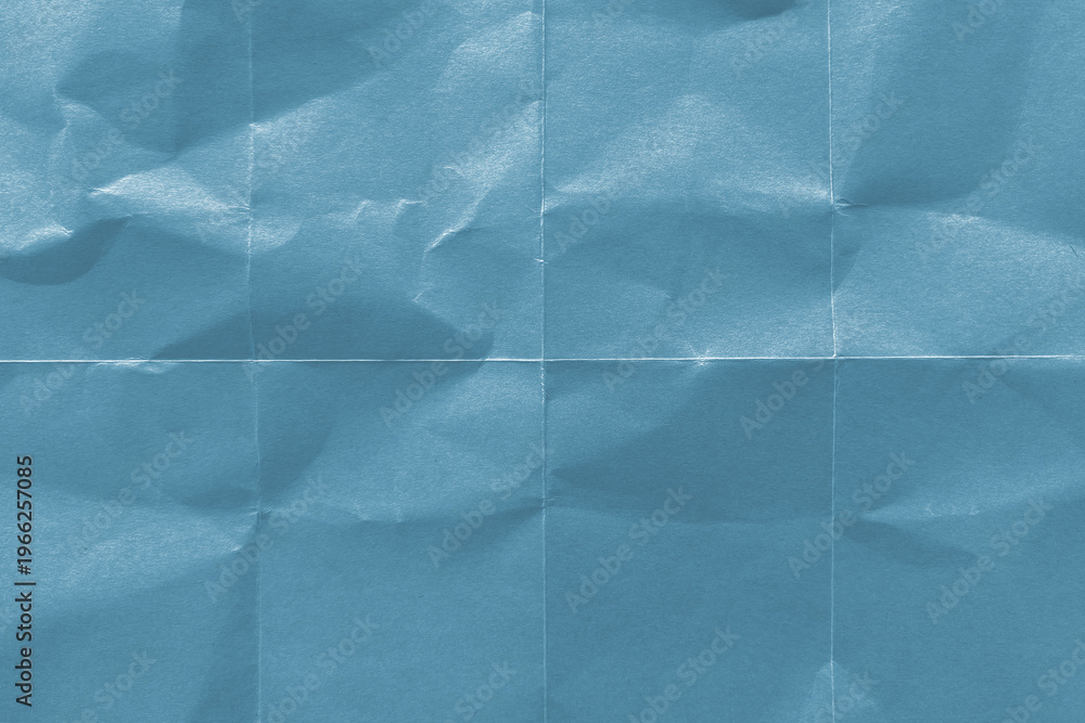 Fototapeta premium Textured blue paper background with copy space