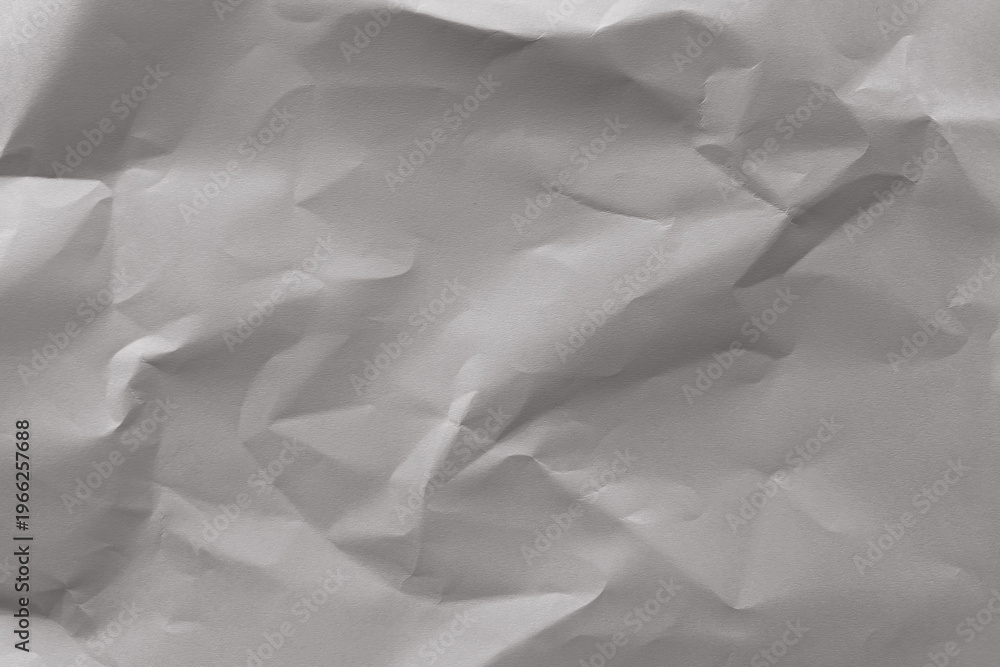 Fototapeta premium Crumpled paper texture background with copy space