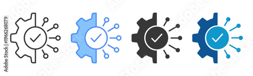 Chapter Icon Set Multiple Style Collection