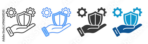 Subsidiary Icon Set Multiple Style Collection