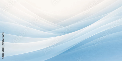 Smooth abstract blue background featuring soft winter waves and a flowing ice texture with light patterns for a cold nature wallpaper design