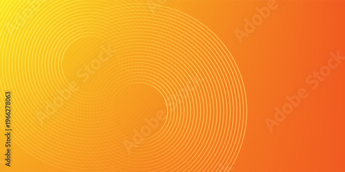 Latar belakang abstrak oranye dengan garis gelombang. desain geometrik minimal.Pola garis emas abstrak latar belakang untuk latar belakang atau gaya kain.