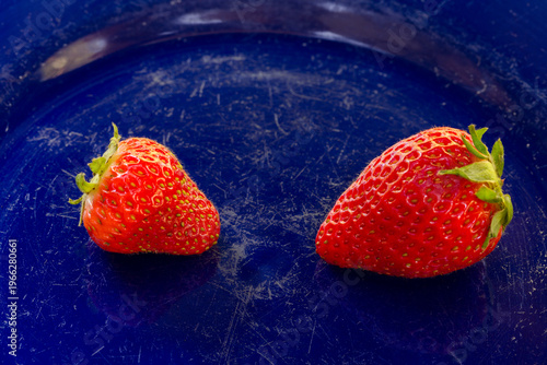 Strawberries On Plate