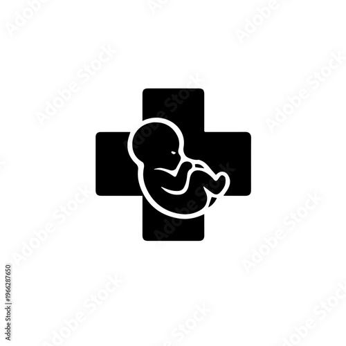 Midwife Medical Emblem