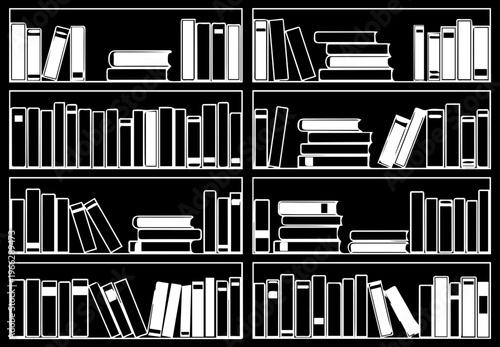 Tableau sur toile Explore a diverse library with endless stories waiting to be discovered from boo