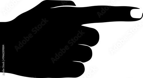 Bold hand gesture directs attention right, a strong visual for guidance, direction, and emphasis in your creative projects and marketing campaigns