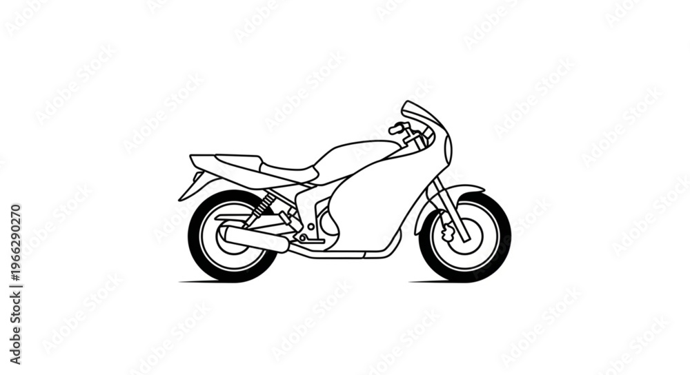 Fototapeta premium Motorcycle Bike Vehicle Transport.