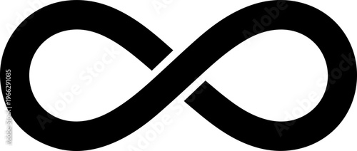 Timeless symbol of infinity and endless possibilities in a clean, modern design for conceptual projects
