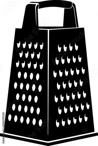 Professional kitchen grater tool, perfect for culinary preparation and home cooking, essential for everyday food tasks