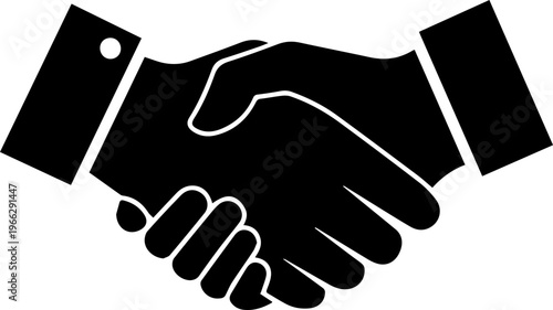 Professional handshake symbolizing trust and partnership, perfect for business deals and corporate success.