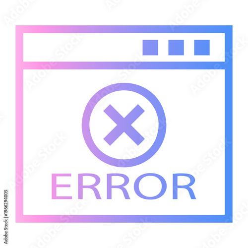 access Line Gradient Icon