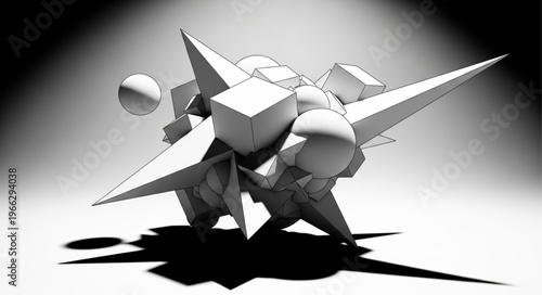 Paper Origami Dragon Figure Closeup.