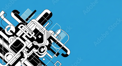 Robotic Mechanical Industrial Machine.