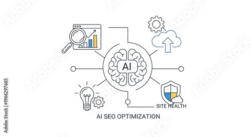 Artificial Intelligence Technology Concept Icon 2.