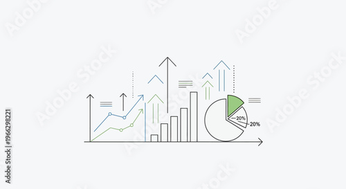 Business Growth Chart and Graphs.