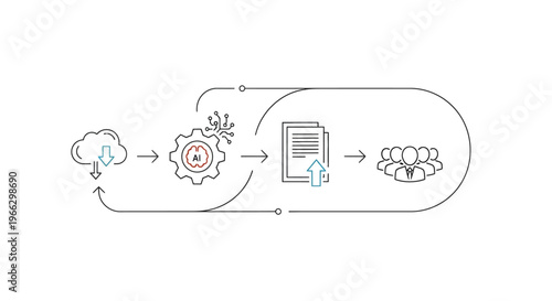 Data processing and storage concept.
