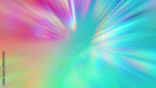 Colorful Gradient Light Burst Abstract Loop Background