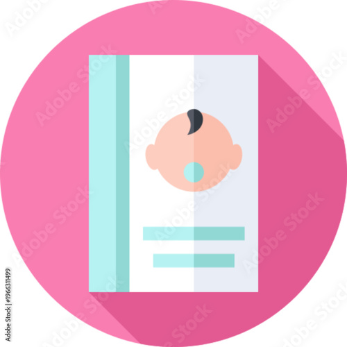 Blue Hardcover Book with Spine Icon