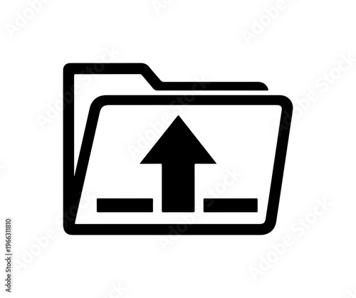 Upload or Transfer Folder Icon