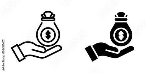 Venture icon, element icon for design branding, print, and digital media