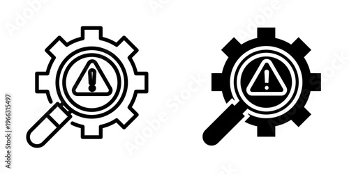 Risk icon, element icon for design branding, print, and digital media