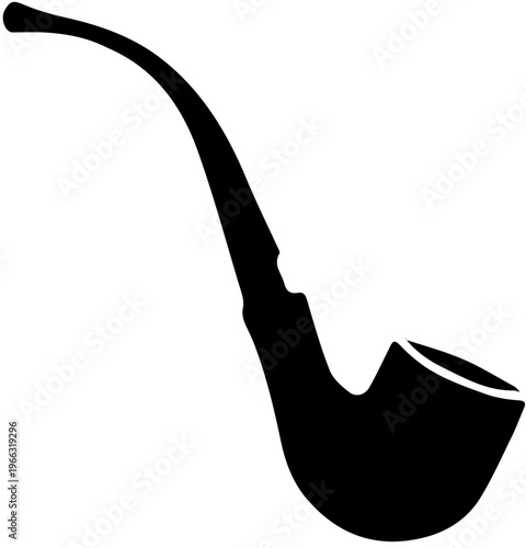 smoking pipe vector illustration 
