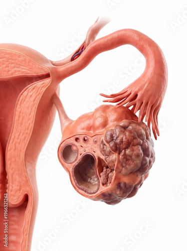 Ovarian Cancer and Cystic Mass on Female Reproductive System