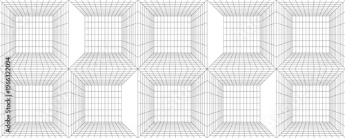 幾何学 抽象 建築 グリッド パターン 背景