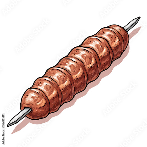 Grilled Meat Skewer
