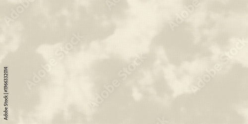 Retro beige halftone paper texture. Vintage craft ecru wallpaper with speckles, flecks, particles. Light cream grunge grain overlay background. Dirty dotted and specked canvas backdrop. Vector