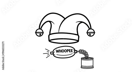 April fools day vector ilustration 