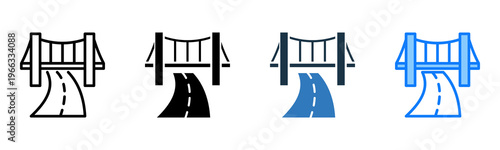 Infrastructure icon multiple style 