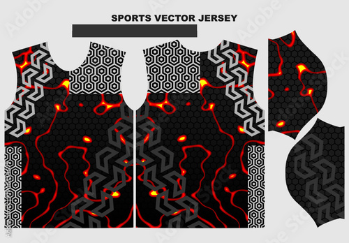 hexagon and seamless pattern ...