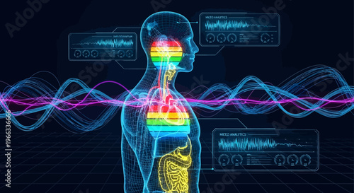 Human Body Brain Waves Neuroscience.