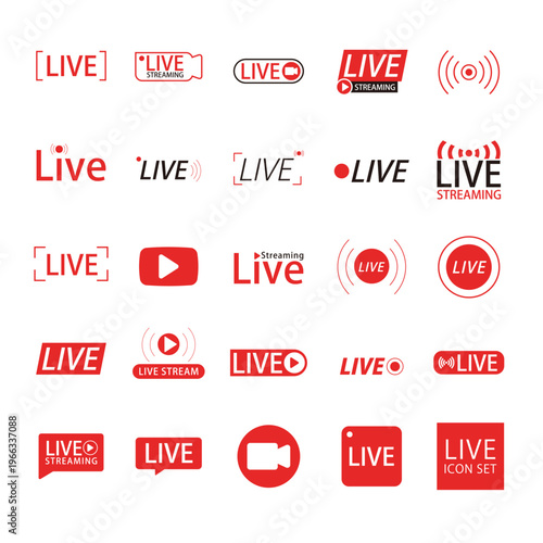 LIVE配信アイコンセット