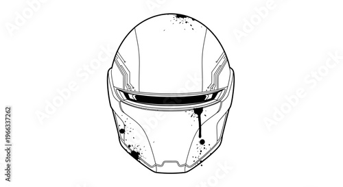 Motorcycle helmet protective safety gear.