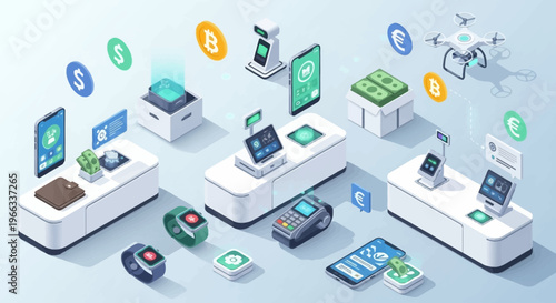 Mobile phone payment terminal machine.