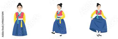 picture of a Korean woman standing