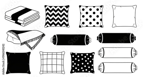 Assorted Pillow and Blanket Collection - Decorative Home Comforts.