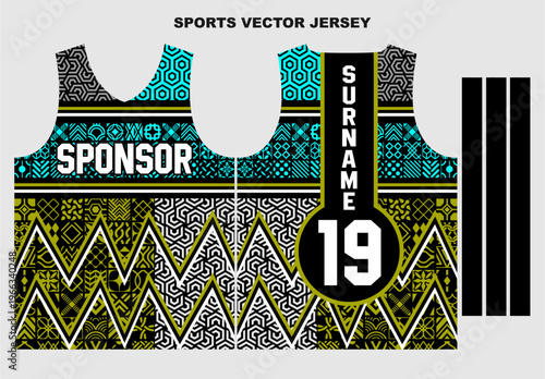 seamless pattern vector sport...
