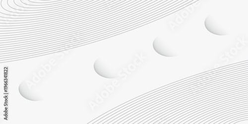 Premium background design with diagonal line pattern in grey colour. Vector white horizontal template for business banner, formal invitation backdrop, luxury voucher, prestigious gift certificate