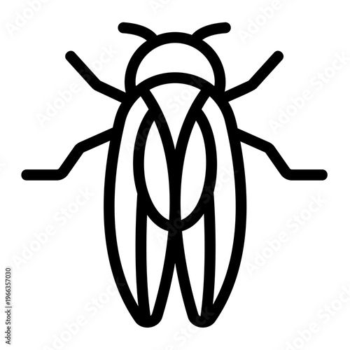 Cicada Line Icon