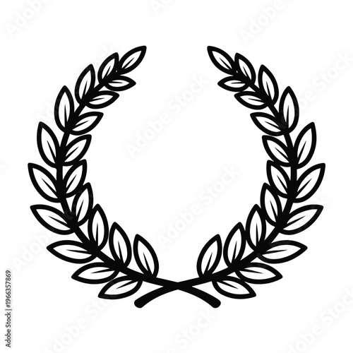 laurel wreath vector