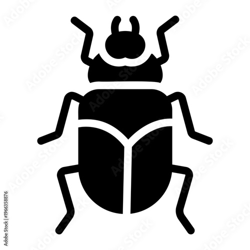 Dung beetle Solid icon